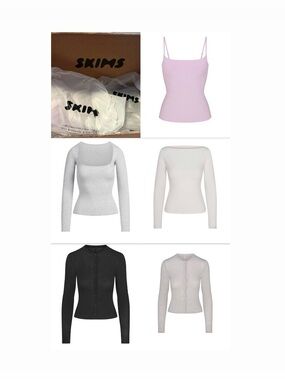 NWT: SKIMS Top Bundle (Medium) 5-Pieces